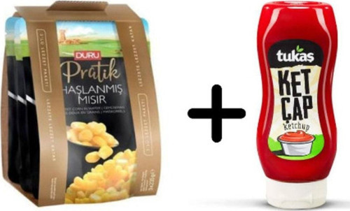 3'Lü Pratik Mısır Paketi 235Gx3 + Tukaş 400 Gr Ketçap