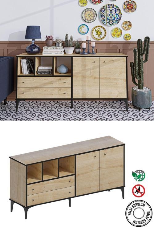 Elegan Konsol Safir Meşe