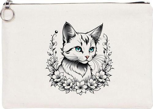 Tattoo Tablet/Portföy Çanta - Astarlı 30X21 Cm Beyaz