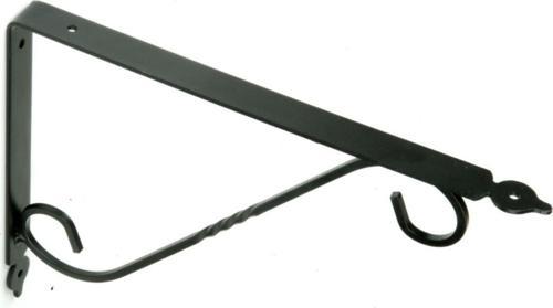 Ferforje Raf Altı Konsolu 250Mm Siyah- 2 Adet