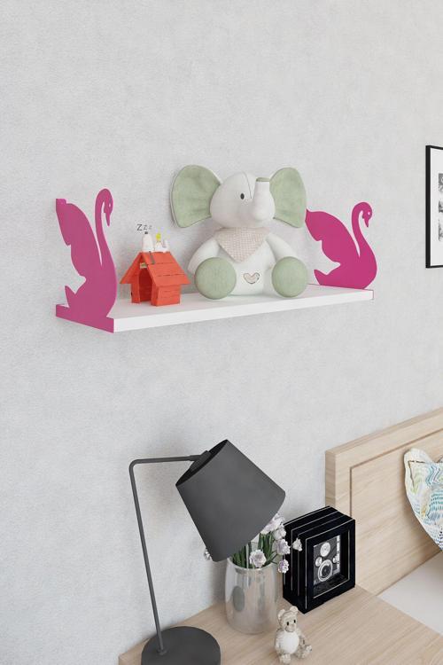 Kuğu Raf Seti 20X60 Pembe+P.Beyaz 015 0741 020 060 60