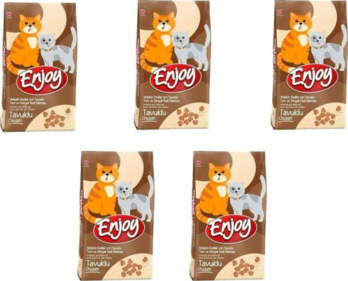 Tavuk Etli Yetişkin Kedi Maması 1 Kg x 5 Adet