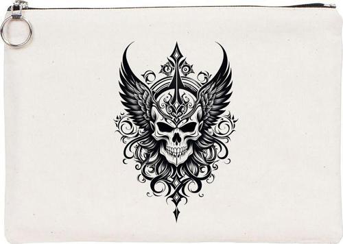 Tattoo Tablet/Portföy Çanta - Astarlı 30X21 Cm Beyaz