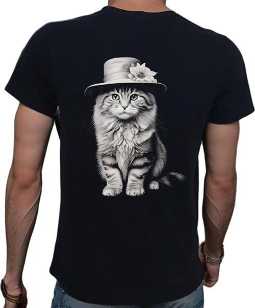 Black-White T-Shirt %100 Pamuklu Siyah Penye Basic Erkek Tişört Siyah S
