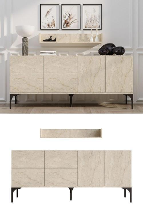 Stella Konsol Travertine