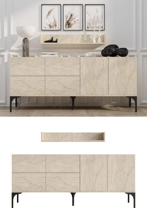 Stella Konsol Travertine