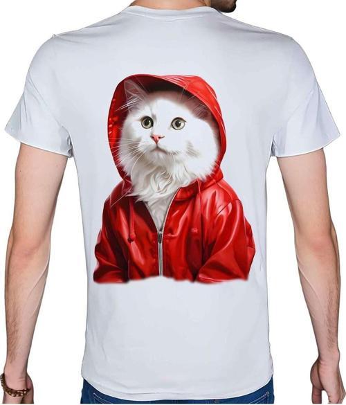 Catz T-Shirt %100 Pamuklu Beyaz Penye Basic Erkek Tişört Beyaz XL