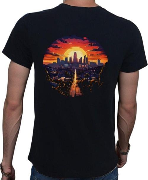 City T-Shirt Siyah 2XL