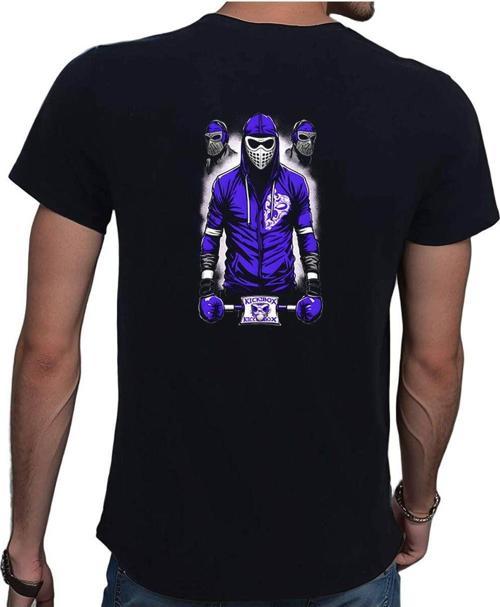 Elip Sport T-Shirt %100 Pamuklu Siyah Penye Basic Erkek Tişört Siyah S
