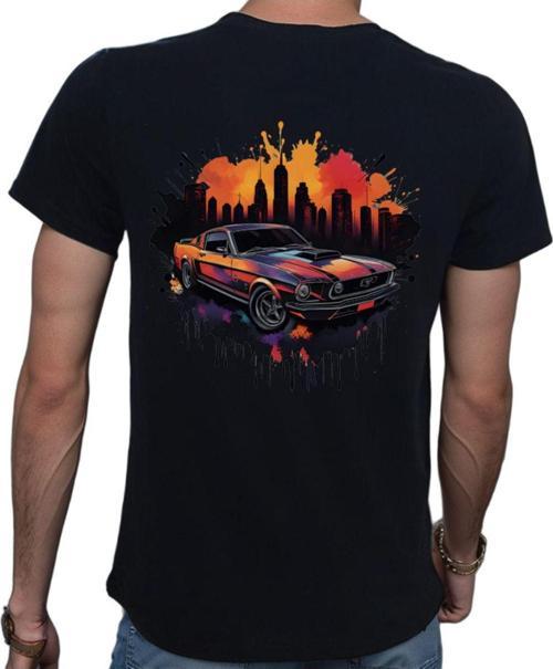 Splash Car T-Shirt %100 Pamuklu Siyah Penye Basic Erkek Tişört Siyah M