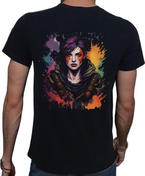 Warior T-Shirt %100 Pamuklu Siyah Penye Basic Erkek Tişört Siyah S