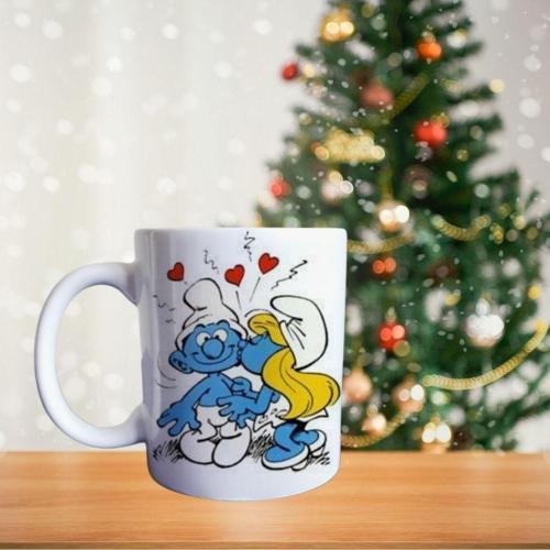 Şirinler Porselen Kupa