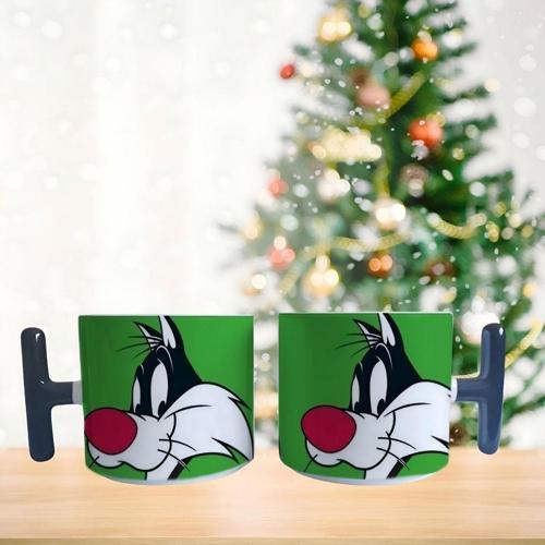 Silvestre looney tunes Porselen Fincan / Kupa -mug