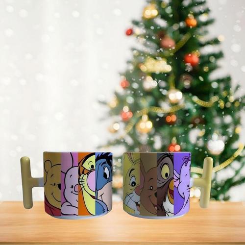 Winnie the pooh rengarenk Porselen Fincan / Kupa -mug