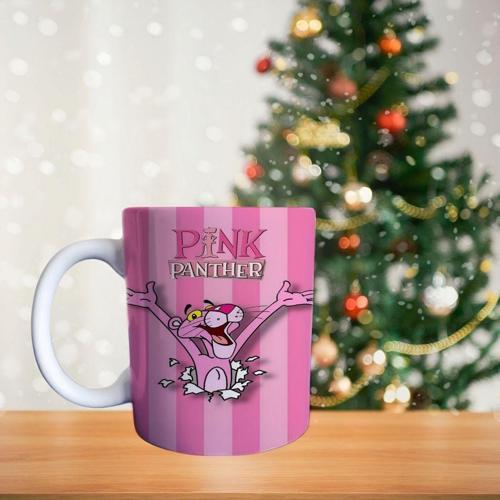 Pembe panter Porselen Kupa
