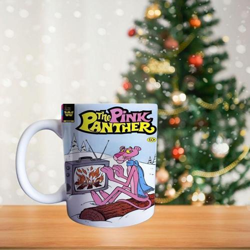 Pembe panter Porselen Kupa