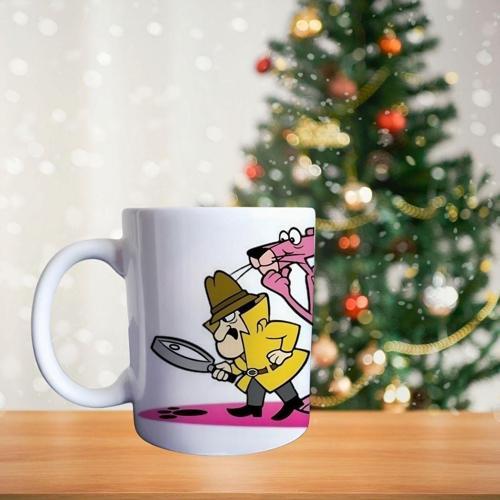 Pembe panter Porselen Kupa