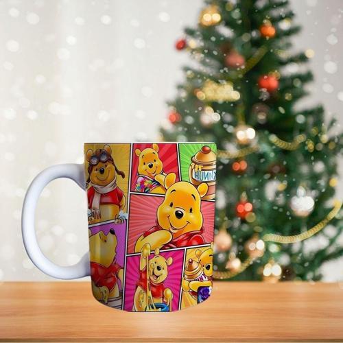 Winnie The Pooh Ve Bal Kavonozu Porselen Kupa