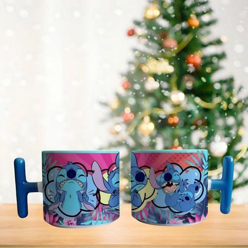 Stitch rengarenk Porselen Fincan / Kupa -mug
