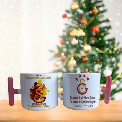 Galatasaray alevli logo porselen fincan / kupa -mug