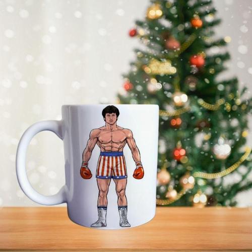 Rocky Balboa Boks Film Porselen Kupa