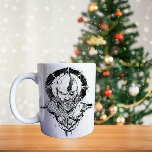 Kratos the god Of war porselen kupa