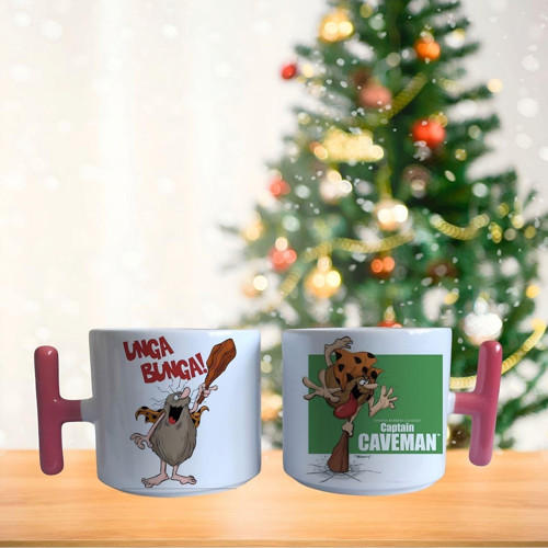 Kaptan mağara adamı porselen fincan / kupa -mug
