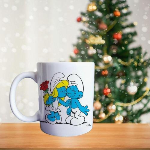 Şirinler - The Smurfs Porselen Kupa