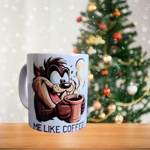 Tazmanya Canavarı Porselen Kupa