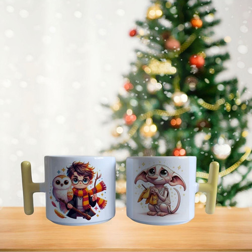 Harry Potter ve Cüce Dobby porselen fincan / kupa -mug