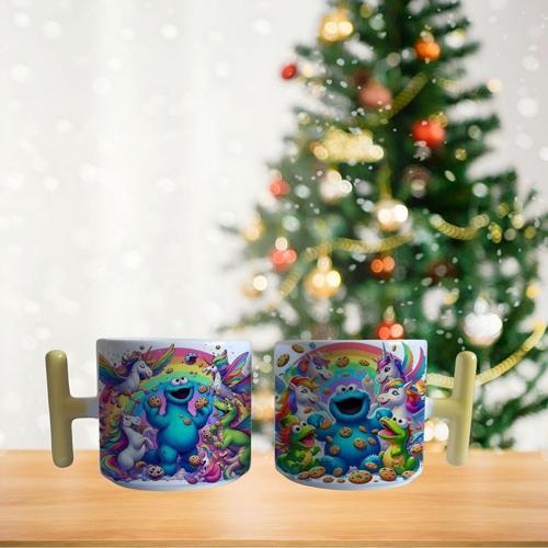 Susam sokağı kurabiye canavarı Porselen Fincan / Kupa -mug