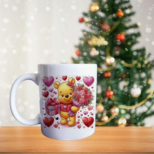 Winnie The Pooh - Happy Birthday Porselen Kupa