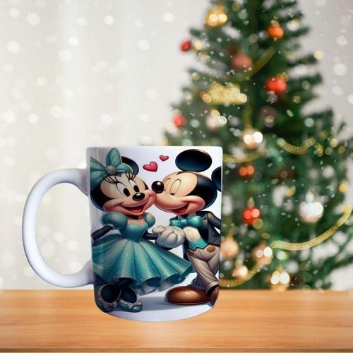 Mickey Ve Minnie Mouse Porselen Kupa