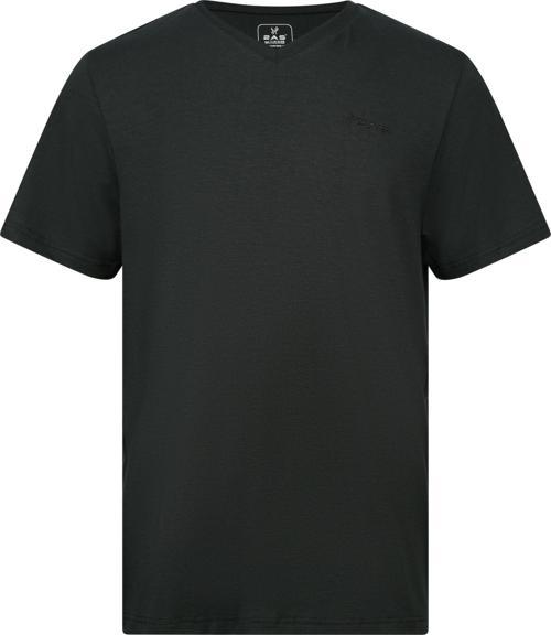 Victor Erkek Viloft V Yaka T-Shirt Siyah