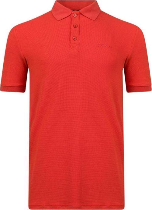 Aluna Polo Yaka T-Shirt Kırmızı
