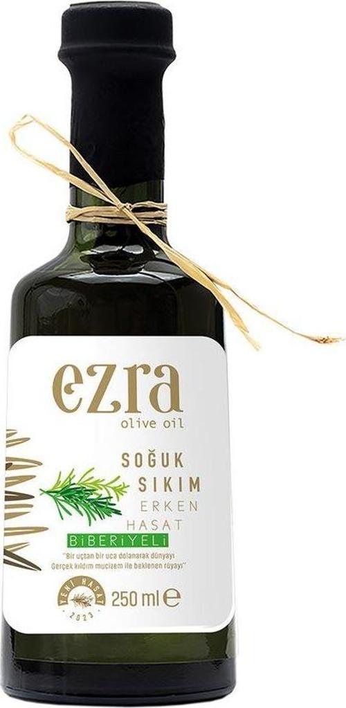 Soğuk Sıkım Naturel Erken Hasat 250 Ml Biberiyeli Zeytinyağı 2023 Hasadı