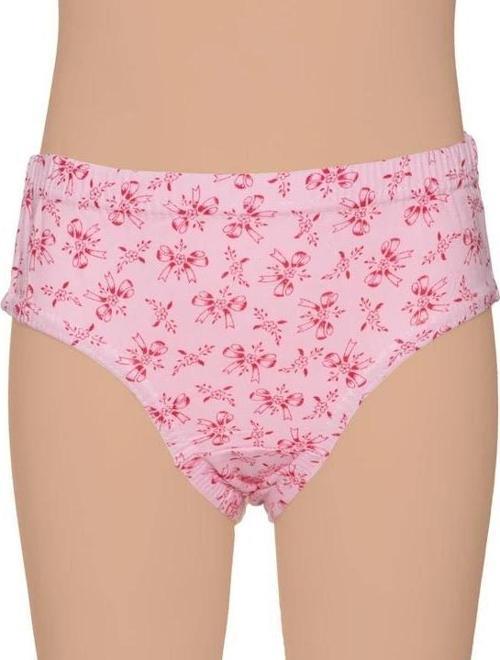 12 Adet Sedef Yıldız Kız Çocuk Renkli Desenli Pastel Külot 1041 