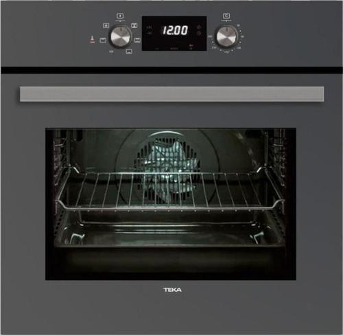 Hak 625 St 6 Programlı Gri 65 Lt Multifonksiyonel Ankastre Fırın