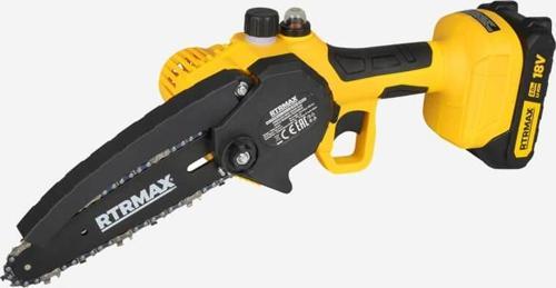 RTM9122 Akülü Budama Testeresi 150 mm Kömürsüz 18V 2x2 Ah Pvc Çantalı