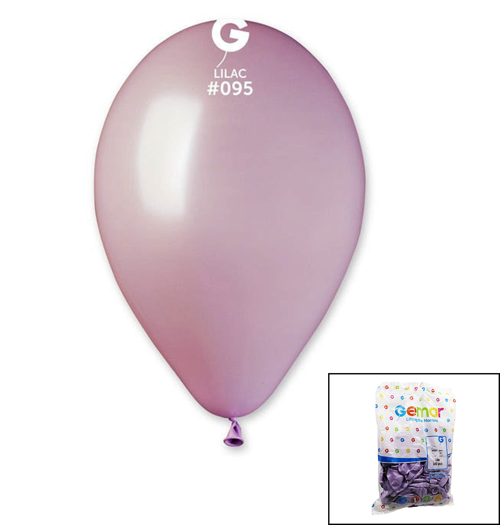 GM-110-95 METALİK - LİLA BALON 11'' - 28CM - 100 PARÇA  GO50602939370