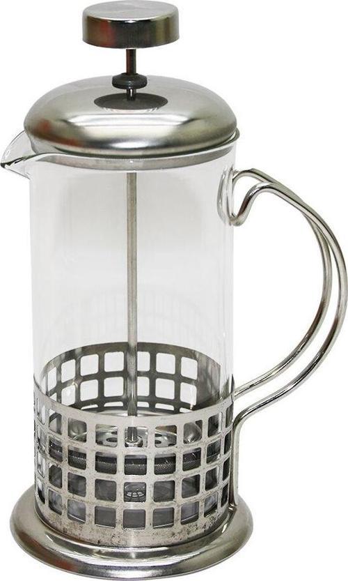 FRENCH PRESS 350ML CAM BİTKİ SÜZGEÇİ METAL KAFES - KAPAK  GO5060Gok220738