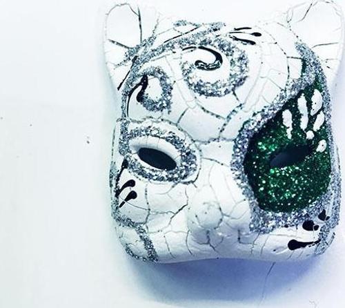 Yeşil Renk İşlemeli Seramik Malzemeden İmal Venedik Kedi Model Magnet GO50609116390