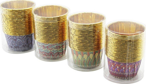 20 PCS GOLD - FOLYOLUYUVARLAK - KALIN MUFFİN KAĞIT KEK KAPSÜLÜ GO5060Gok222966
