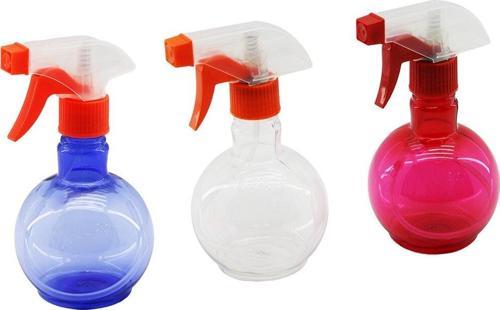 350ML RENKLİ ŞEFFAF TOMBUL - PLASTİK BOŞ SPREY PÜSKÜRTÜCÜ ŞİŞE  GO5060Gok170804