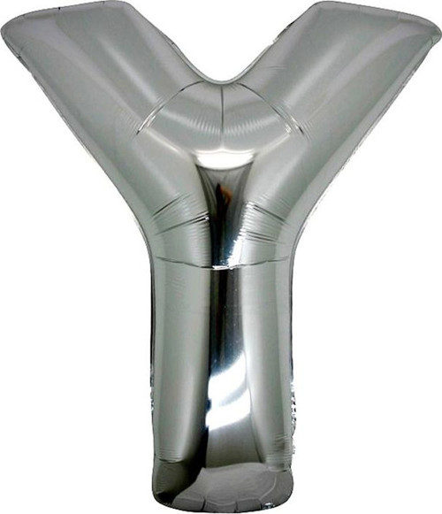 Y Harf Folyo Balon Gümüş Renk 40 inç GO50609941830