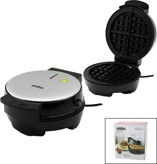BELÇİKA WAFFLE MAKİNESİ ELEKTRİKLİ 4 WAFFLE - YAPIŞMAZ DÖKÜM PLAKA PASLANMAZ ÇELİK ÜST KAPLAMA SSM-2591  GO5060Gok111747