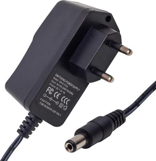 7.5 VOLT - 1 AMPER 5.5*2.5 UÇLU PRİZ TİPİ ADAPTÖR  GO506089MT-8116