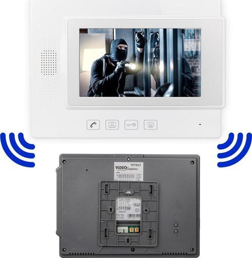 GÖRÜNTÜLÜ BİNA DİAFON ALICI SİSTEMİ  (ÇITA+KABLO VERMEYİ UNUTMA) TFT937  GO506089MT-25269