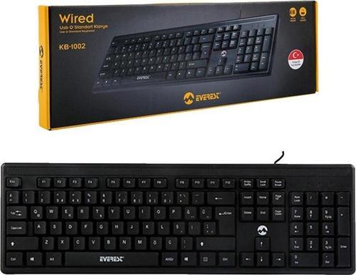 EVEREST KB-1002 USB Q STANDART KLAVYE  GO50605424230