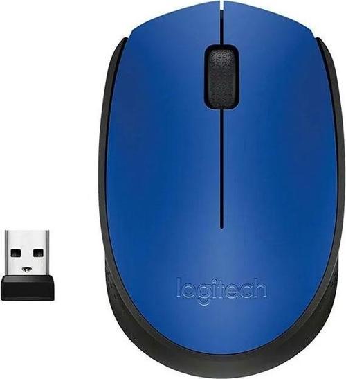 LOGITECH M171 USB KABLOSUZ MAVİ MOUSE  GO506089MT-22266